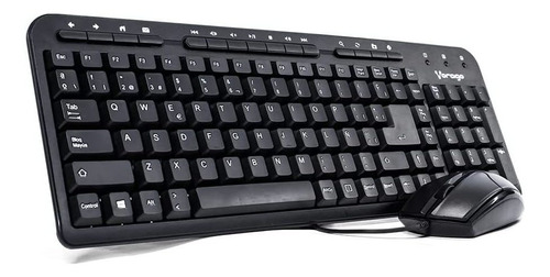 Kit Teclado Y Mouse Alambrico Vorago  Km-105 Ac-395879-2 Usb