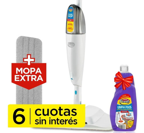 Iberia Pronto® Mopa Spray Y Barredora Magic Mop 2 En 1