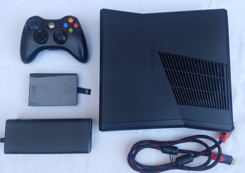 Xbox 360 Slim Con Rgh 3.0 Y Disco Duro De 500gb.