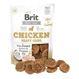 Brit Care Snack Jerky Chicken With Insect Meat Coins 80 G