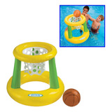 Kit Jogar Basquete Piscina Inflável Praia Bola- Intex