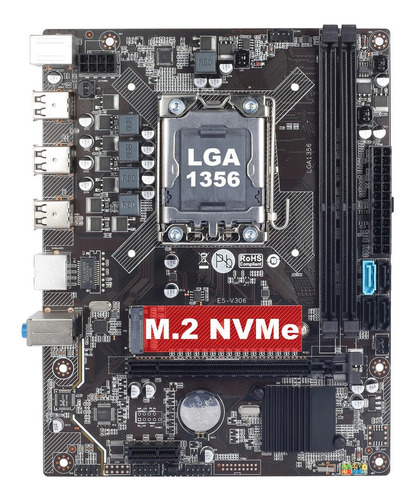 Placa Mãe Gamer X79 Lga 1356 Nvme Ddr3 Max. 32gb Xeon V1 V2