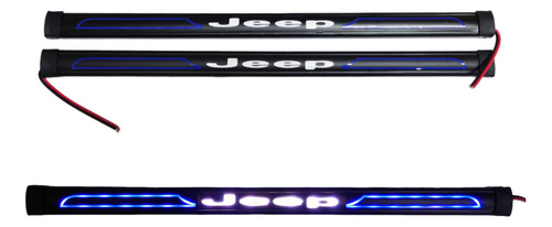 Par Luces Led Interiores Jeepautos Auto Azul