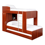 Cama Cucheta Triple Platinum 954 Con Placard