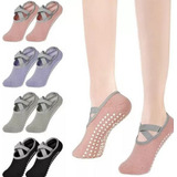 Calcetines Antideslizantes Yoga Pilates Set 4 Pares