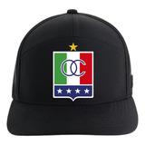 Gorra Once Caldas Manizales 5 Paneles Premiun Black