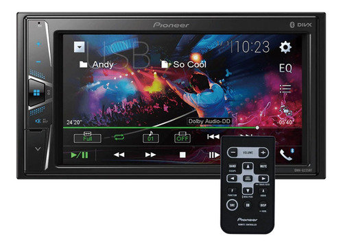 Stereo Pantalla Pioneer Doble Din Dmh G 225 Bt Tactil 6,2