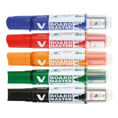 Marcadores Pizarra Recargables Pilot V Board Master X5 U | MercadoLibre