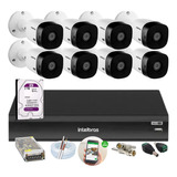 Kit Intelbras 08 Vhl 1220b Full Hd Dvr 16ch Mhdx 3116 C/2tb