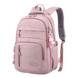 Mochila Escolar Abeleza Escolar A31 Color Rosa Oscuro Diseño Liso 30l