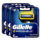 Carga Refil Gillette Fusion Proshield 5 - 12 Cartuchos