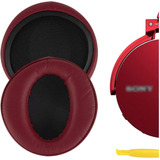 Almohadillas Para Auriculares Sony Mdr-xb950b1 Y Mas, Rojo