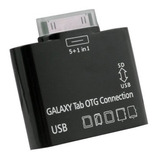 Adaptador Otg Tablet Samsung Tab Ficha Ancha Usb Memorias