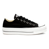 Tenis Converse All Star Chuck Taylor Plataforma Negro Mujer