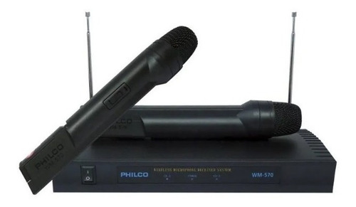 Kit 2 Micrófonos Inalambricos Philco Wm-570 