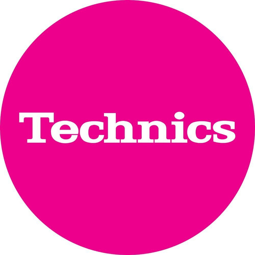 Technics Slipmat 60654 Simple T5: White On Pink Estera De