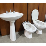 Set De Baño Ferrum (indoro, Bidé Y Lavamanos)