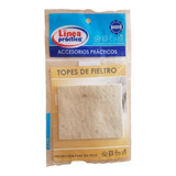 Topetina Tope De Fieltro Adhesivo Cuadrado Silla Mesa X9 Un