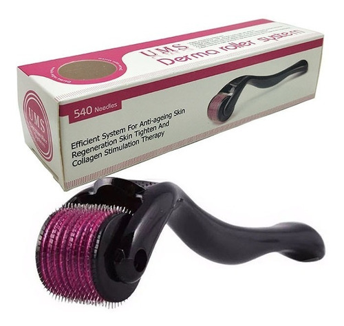 Dermaroller 0.5mm A 2.5mm 540 Agulhas Derma Roller System