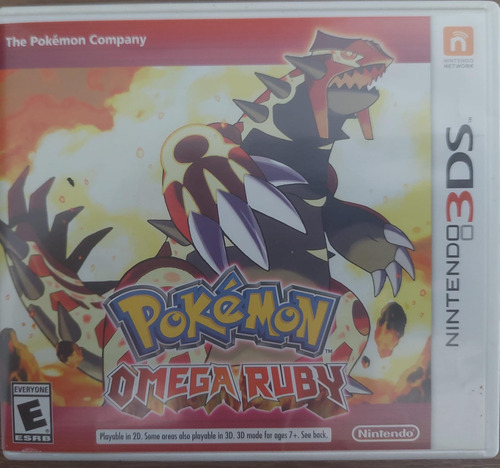 Pokémon Omega Ruby Original Mídia Física