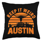 Stigmota Distressed Austin Texas Keep It Weird Longhorn Suns