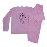  Conjunto Moletinho Pijama Forrado Infantil Feminino Barato