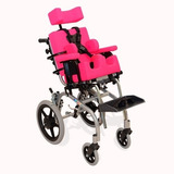 Cadeira De Rodas Postural Relax Rosa Infantil