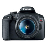 Canon Eos Rebel Kit T7 + Lente 18-55mm Is Ii Dslr Cor  Preto