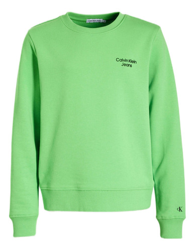 Sudadera Verde Para Niño Calvin Klein