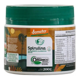 Spirulina Pura Orgânica Em Pó Fazenda Tamanduá Pote 200g Sabor Spirulina