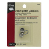 Expansor De Boton Camisero 2pzas 9.5mm Cuello Camisa Shirt