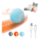 Bola Pelota Para Gatos Auto Giratoria Recargable Usb Led Ls