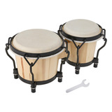 Musicube Juego De Bateria Bongo Para Ninos Y Adultos, De 4 Y