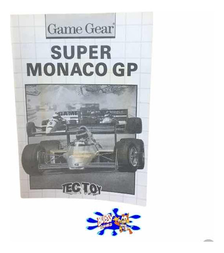 Super Monaco Gp Manual Tectoy Original Game Gear
