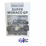 Super Monaco Gp Manual Tectoy Original Game Gear