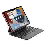 Mr. Gadgets Funda Teclado Magic Keyboard Para iPad 10th Generación 2022, Trackpad Multitáctil, Funda Magnética Con Teclado Mágico Retroiluminado Rgb, Teclado Flotante Inalámbrico, Recargable