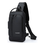 Mochila Morral Bolso Con Puerto Usb Impermeable Anti Robo