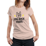 Polera Mamá Rockera Día De Las Madres 100% Algodón Ma1