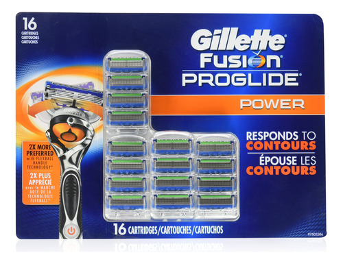 Cartuchos De Repuesto Para Maquinilla Fusion Proglide Power,