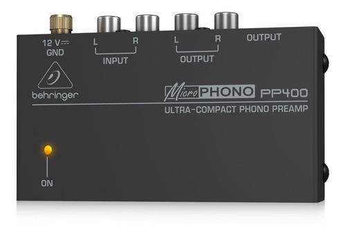 Preamplificador Mono Behringer Pp400 Tornamesas Tocadiscos