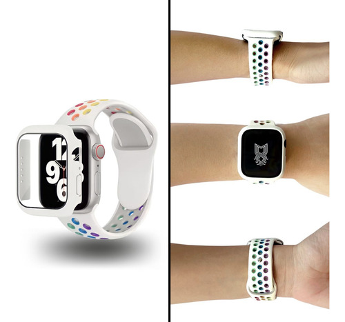 Correa Compatible Con Apple Watch Deportiva + Case Protector