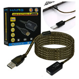 Nuevo Cable Extension Usb Activa 2.0 Macho Hembra 5 Metros