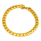 Pulsera Oro 18 Kilates Grumet 20cm X 3mm Hombre Dama Laminad