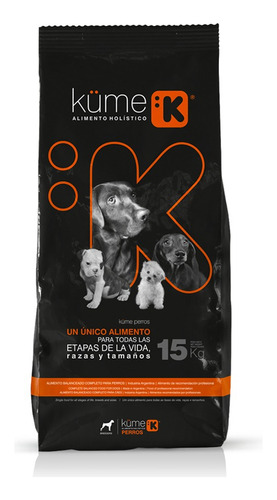 Alimento Küme Holístico Para Perro Todos Los Tamaños X 15 kg