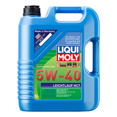 Aceite Sintético Liqui Moly Leichtlauf Hc7 5w40 5 L. 30000km | Meses sin interés
