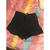 Lote De Shorts Pollera De Vestir Negro Elastiz 4 Unid Small