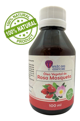  Óleo Vegetal De Rosa Mosqueta 100% Puro 100ml