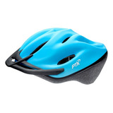 Capacete Bike Ciclismo Mtb Adulto Com Regulagem Ciclista Ptk Cor Azul Fosco Tamanho 56-62cm