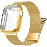 Correa De Metal Acero Inox. Para Apple Watch 38mm Dor/yellow