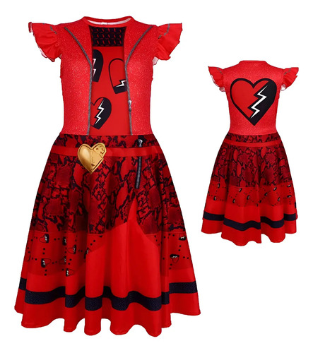 New Descendiente Rise 4 Of Red, Disfraces For Niñas Vestido